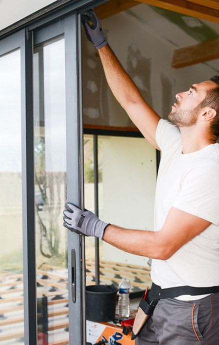 Montage eines Fensters